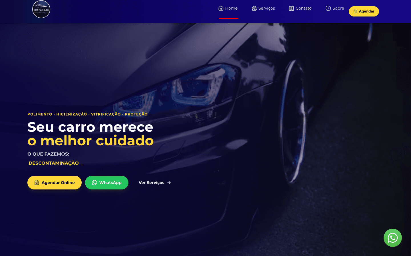 No Padrão Estética Automotiva